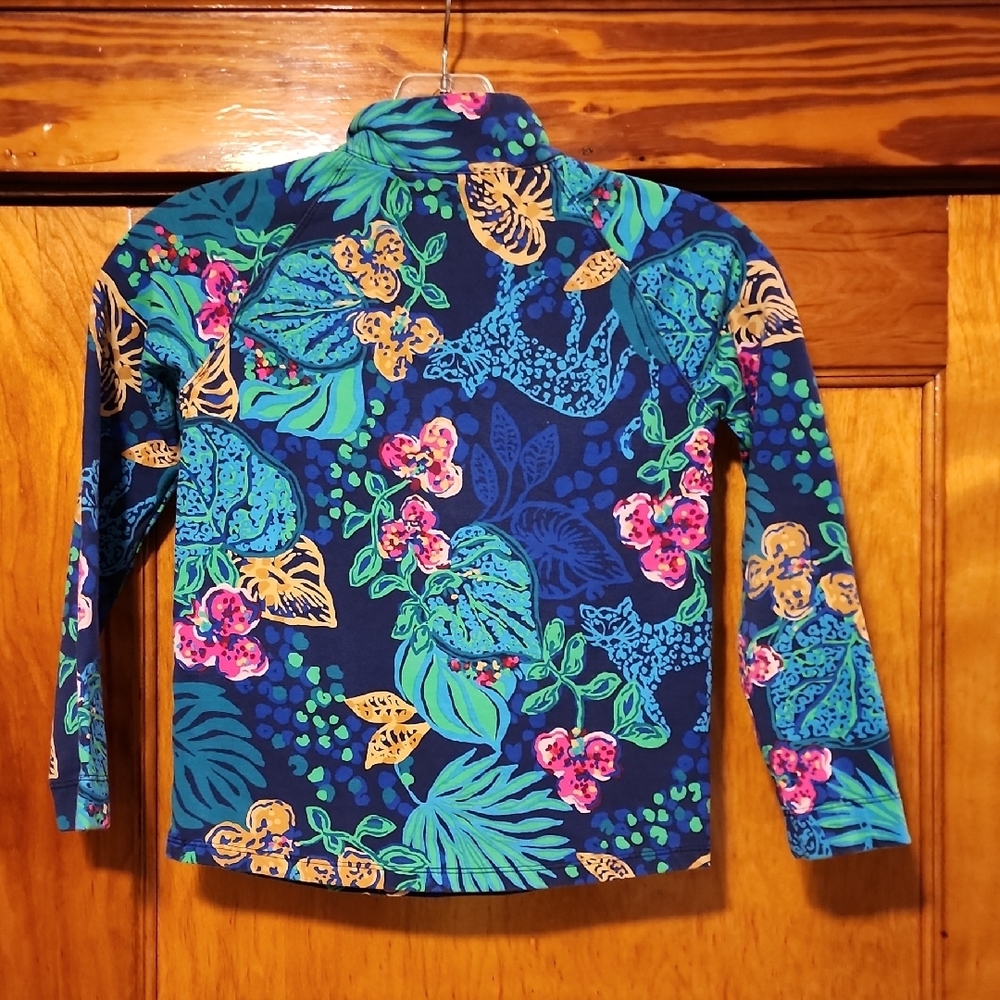 Lilly Pulitzer Girls M (6-7) Life Of The Party Skipper Popover - Picture 6 of 14